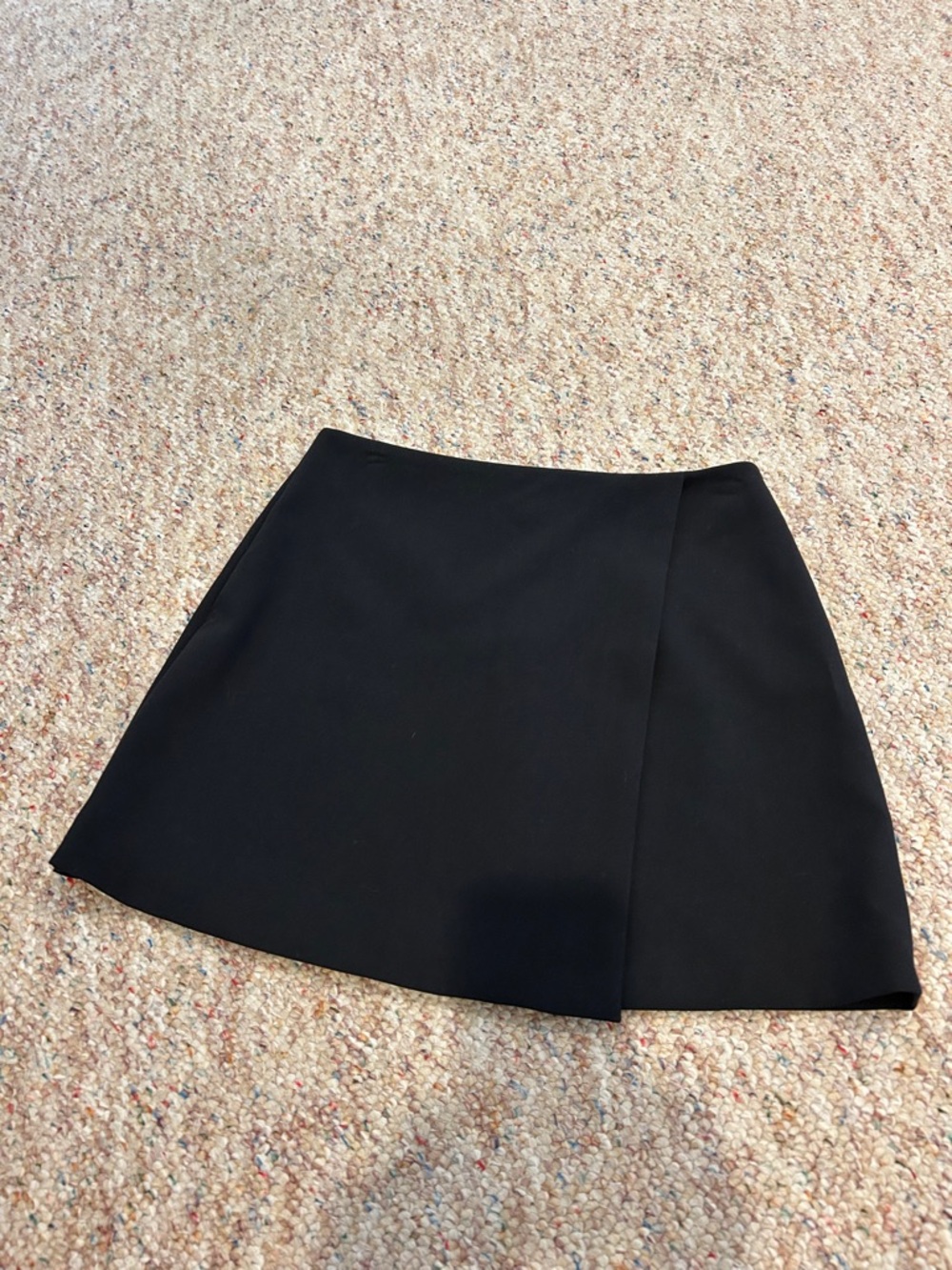 Gianni Bini Black Mini Skirt with Front Panel